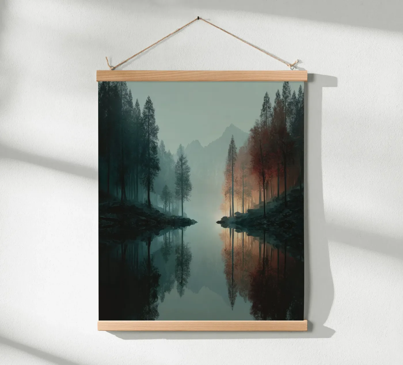 Lake Poster von Art Unleashed
