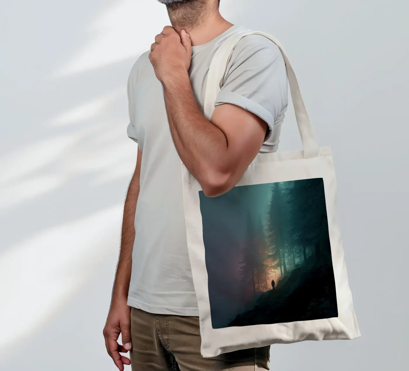 Path borsa in juta da Art Unleashed