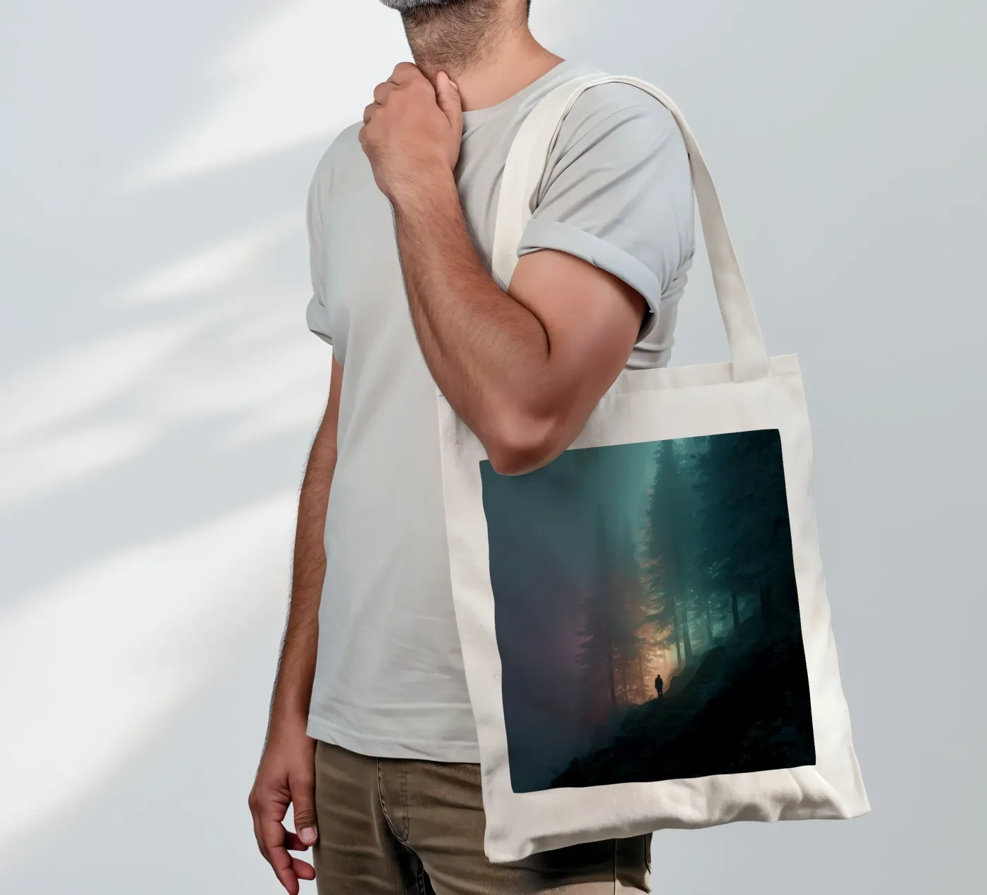 Path borsa in juta da Art Unleashed