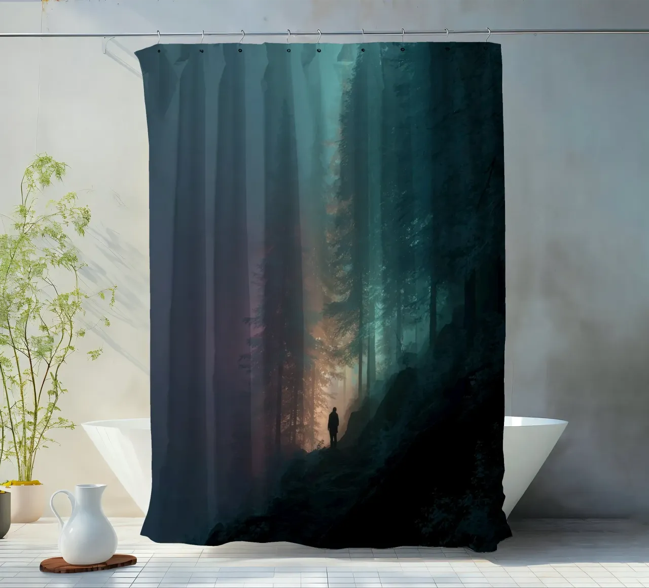 Path Duschvorhang von Art Unleashed