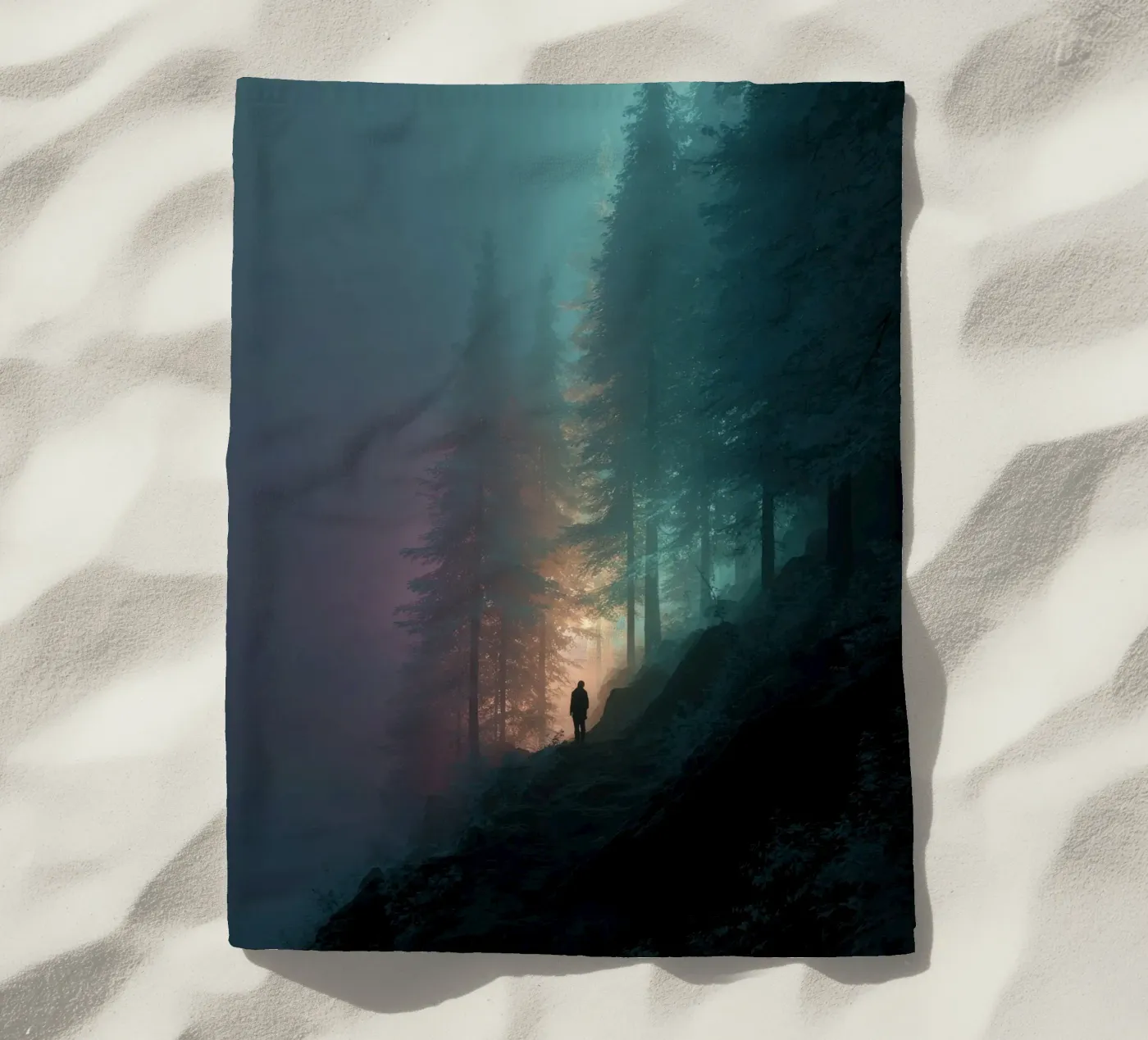 Path Strandtuch von Art Unleashed