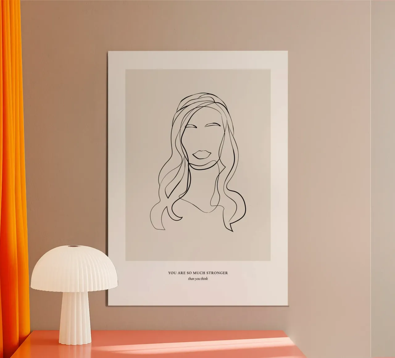 "Sei molto più forte di quanto pensi". poster da NKTN Design