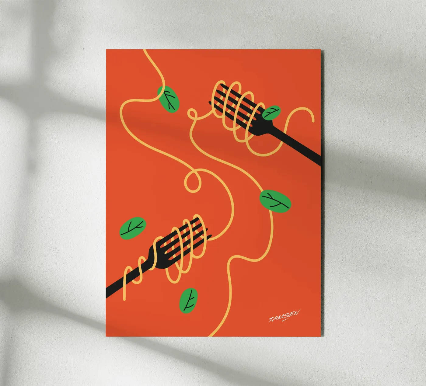 Spaghetti forex plate by Tamsen Design
