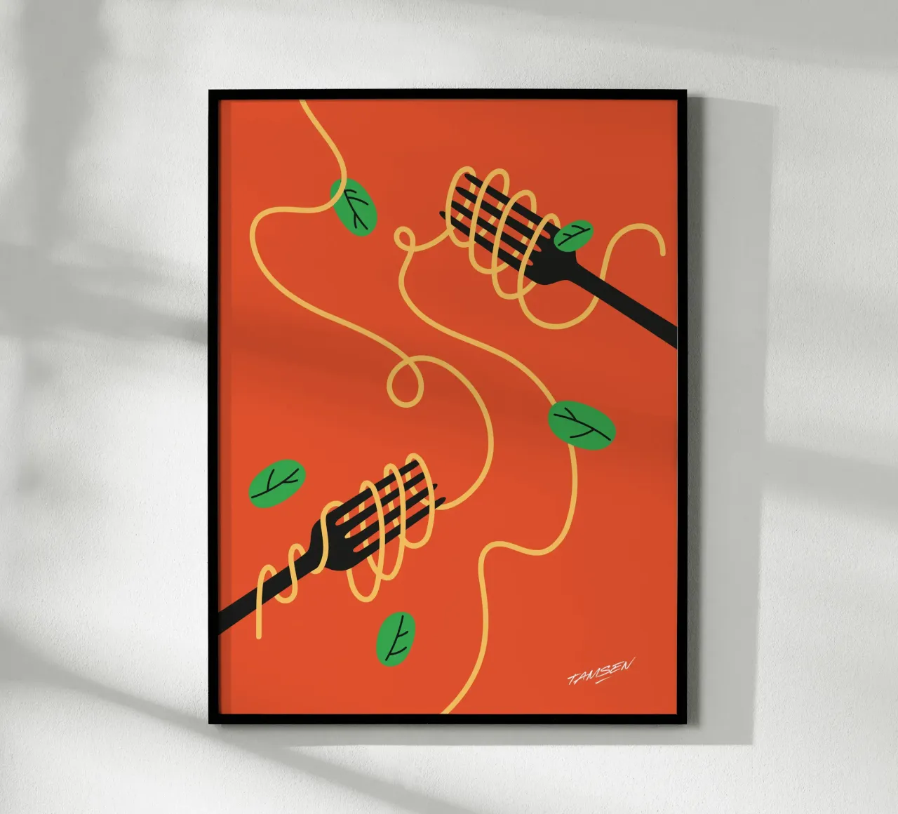 Spaghetti poster de Tamsen Design