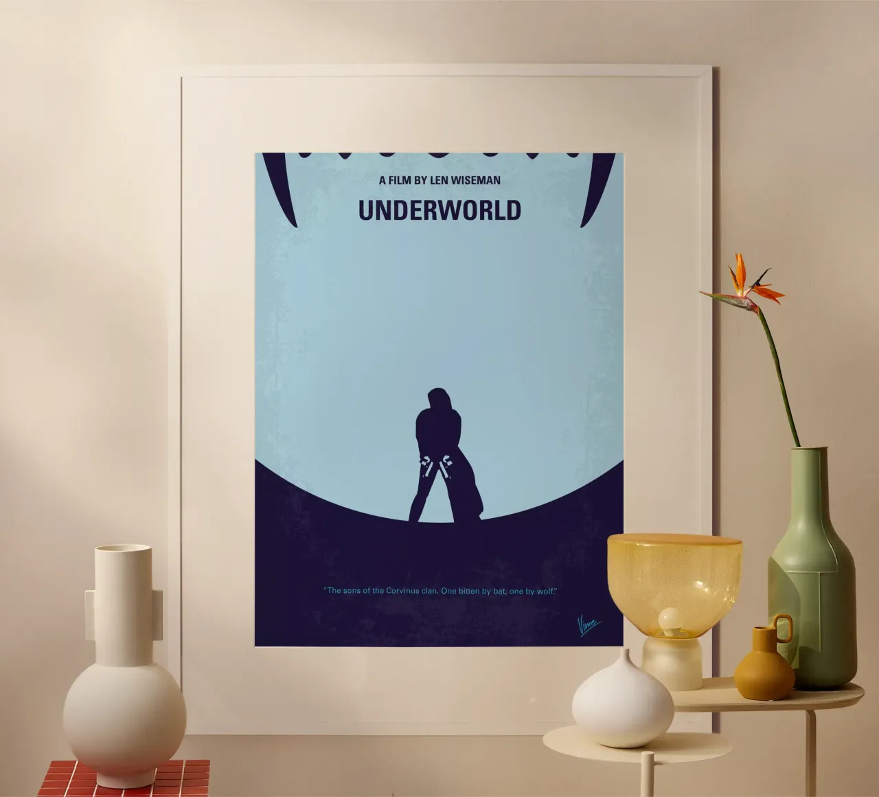 No122 My UNDERWORLD minimal movie carta hahnemühle da Chungkong