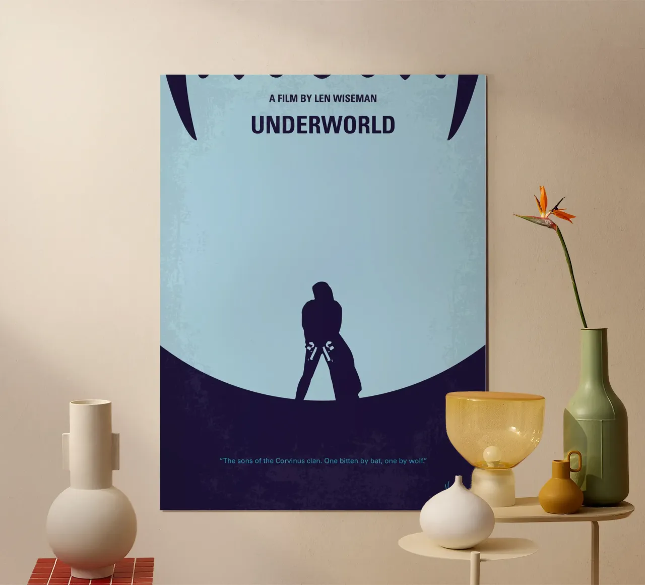 No122 My UNDERWORLD minimal movie carta hahnemühle da Chungkong