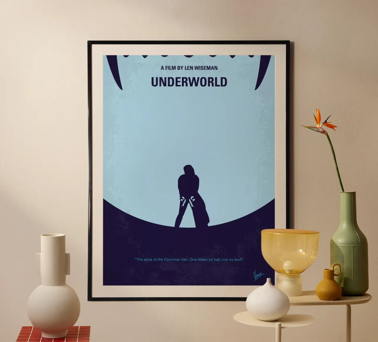 No122 My UNDERWORLD minimal movie carta hahnemühle da Chungkong