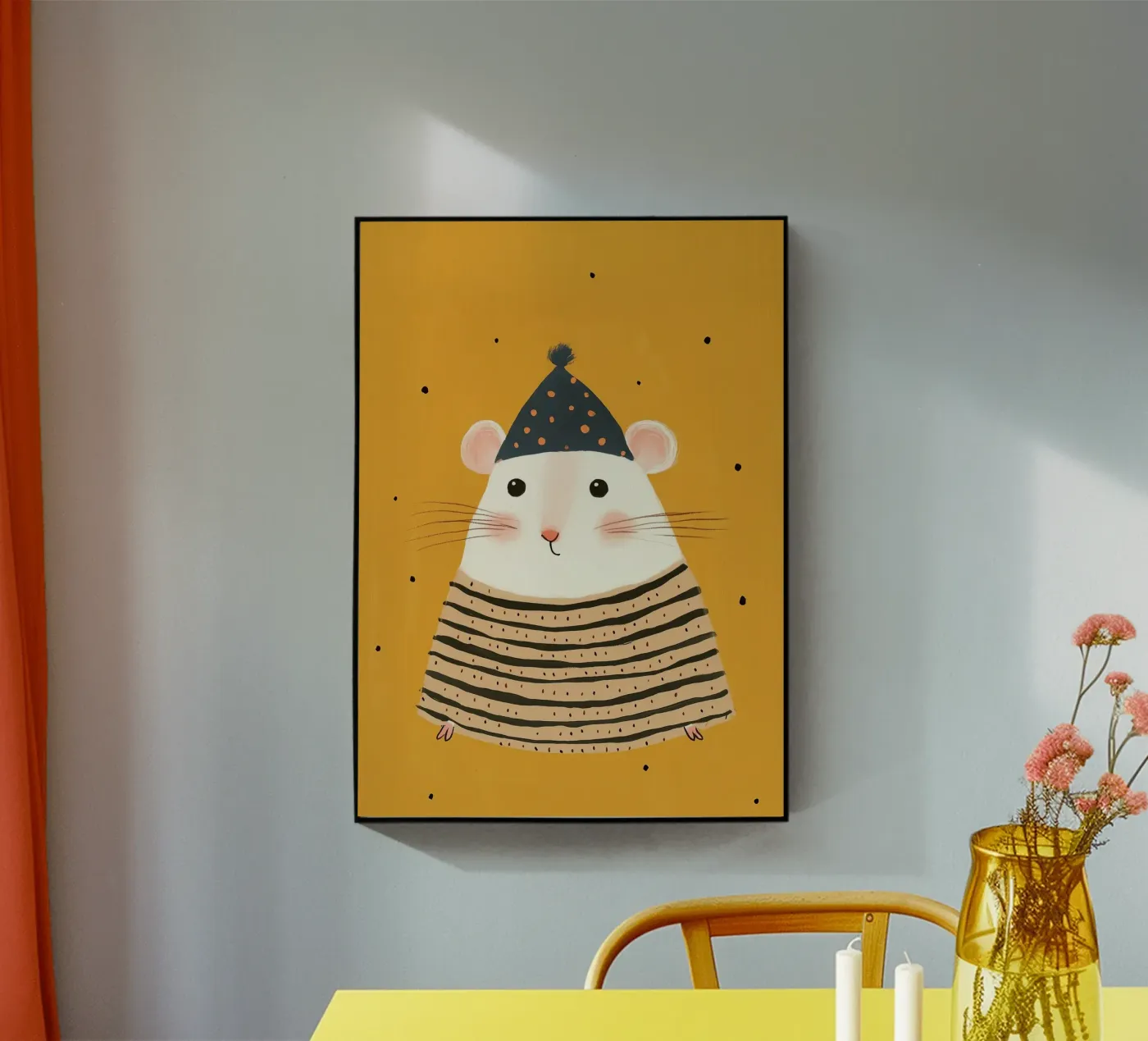 Kleine muis acryl van Dreamy Nursery