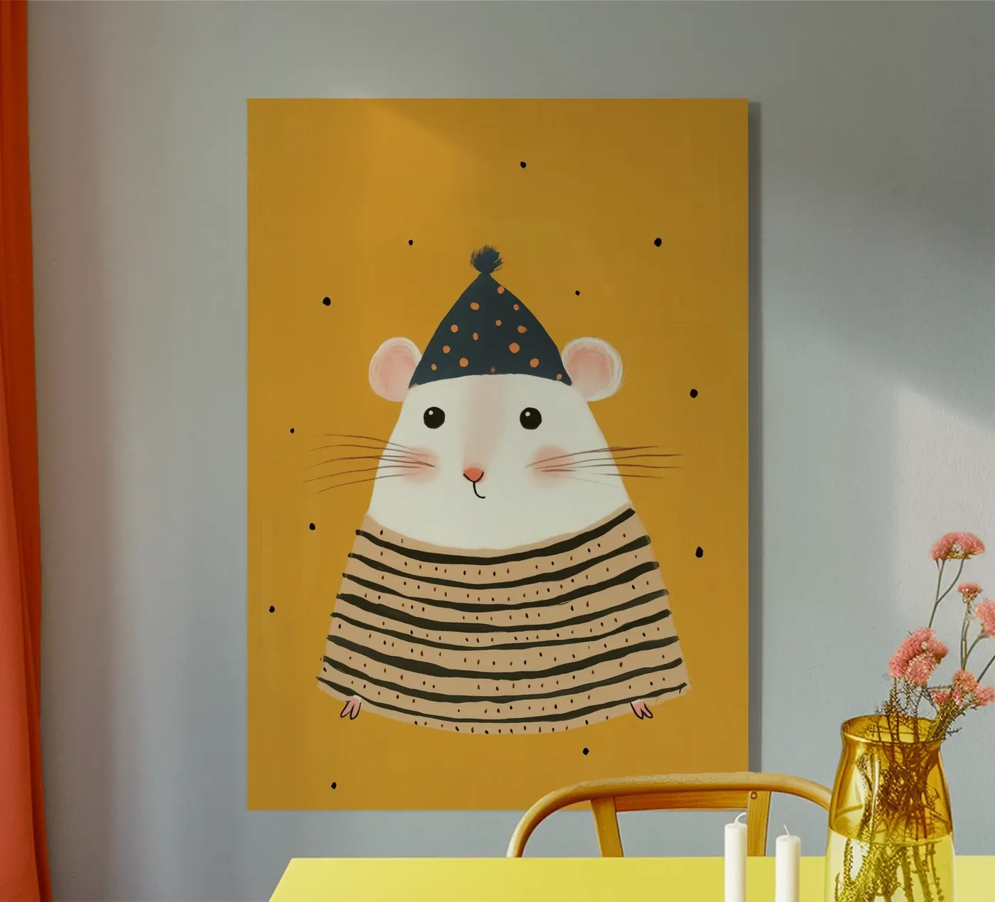 Kleine muis acryl van Dreamy Nursery