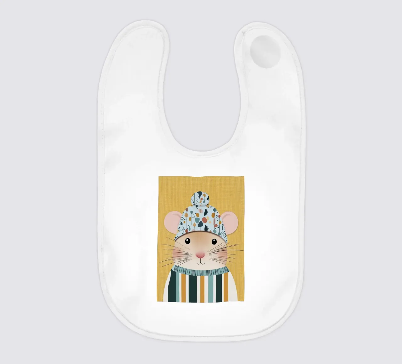 Winter mouse bavaglino da Dreamy Nursery