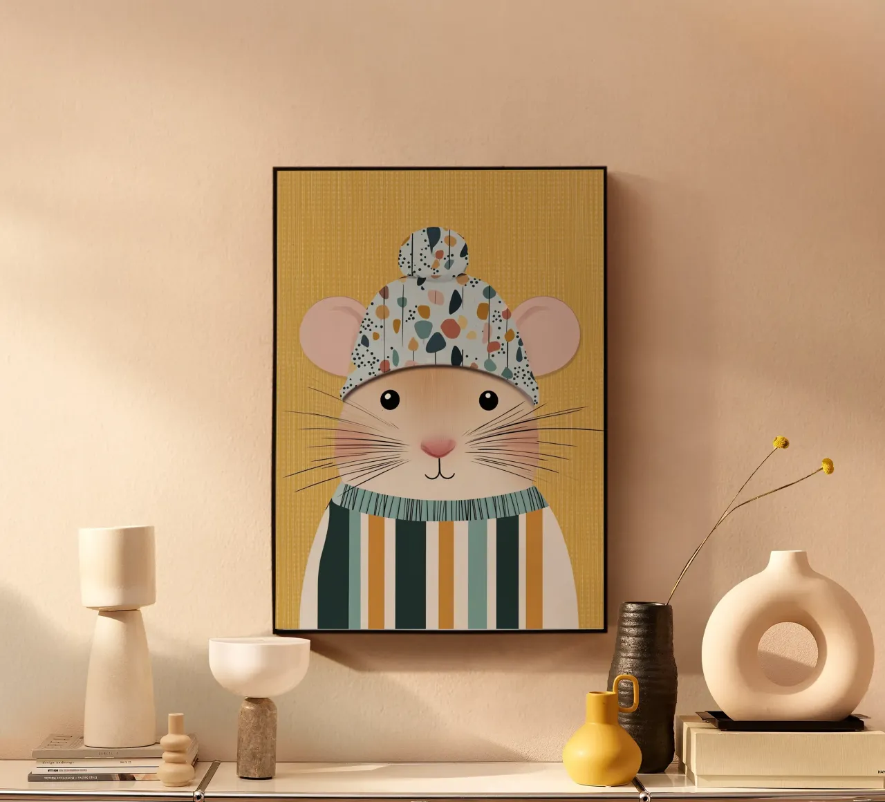 Winter mouse plexiglass da Dreamy Nursery