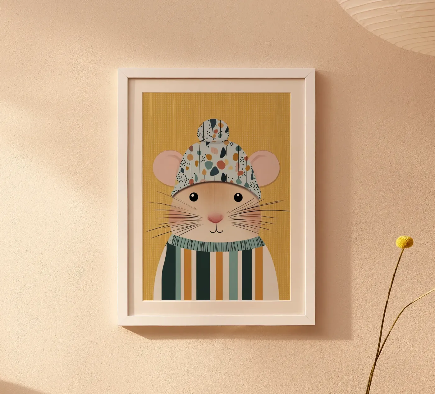 Winter mouse poster de Dreamy Nursery