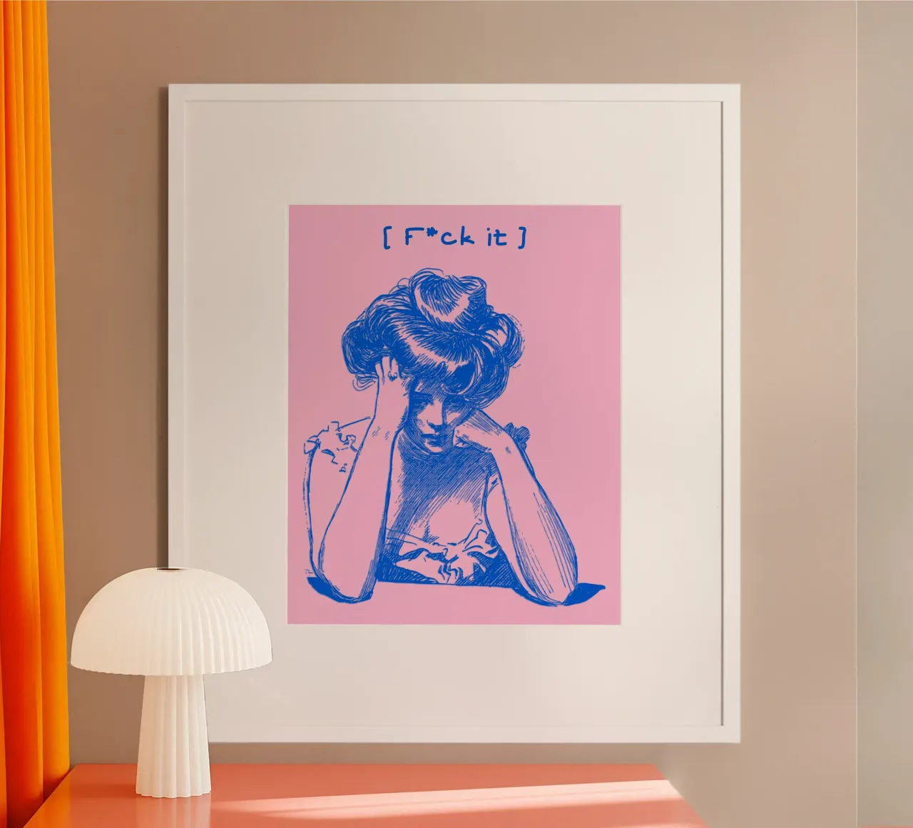 F*CK IT poster da Muse Society Shop