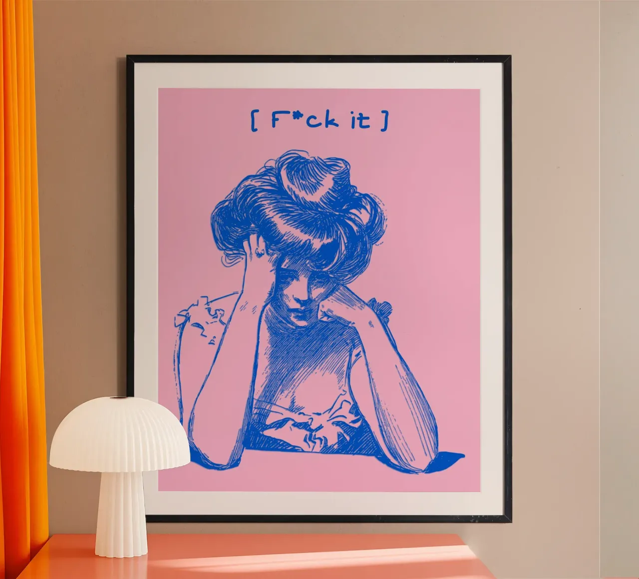 F*CK IT poster da Muse Society Shop