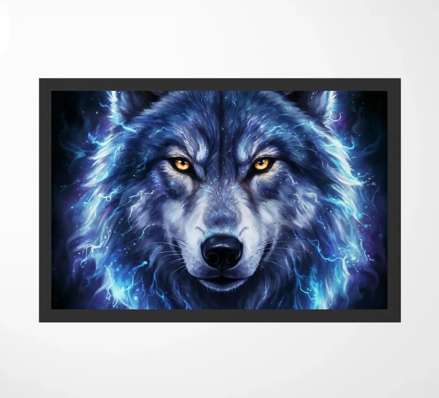 Electrical Wolf Fußmatte von LM2Kone III