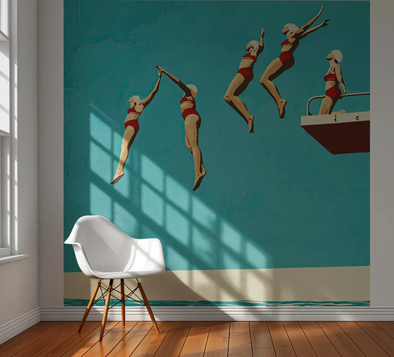 Sequential dive fotobehang van medineprint