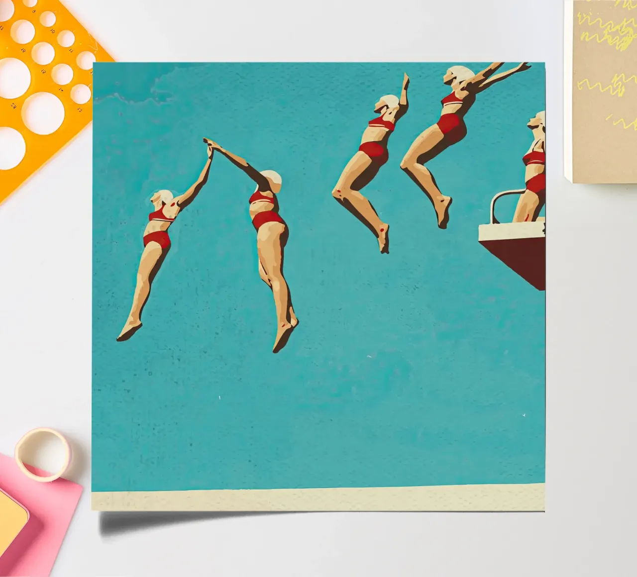 Immersione sequenziale foglio adesivo da medineprint