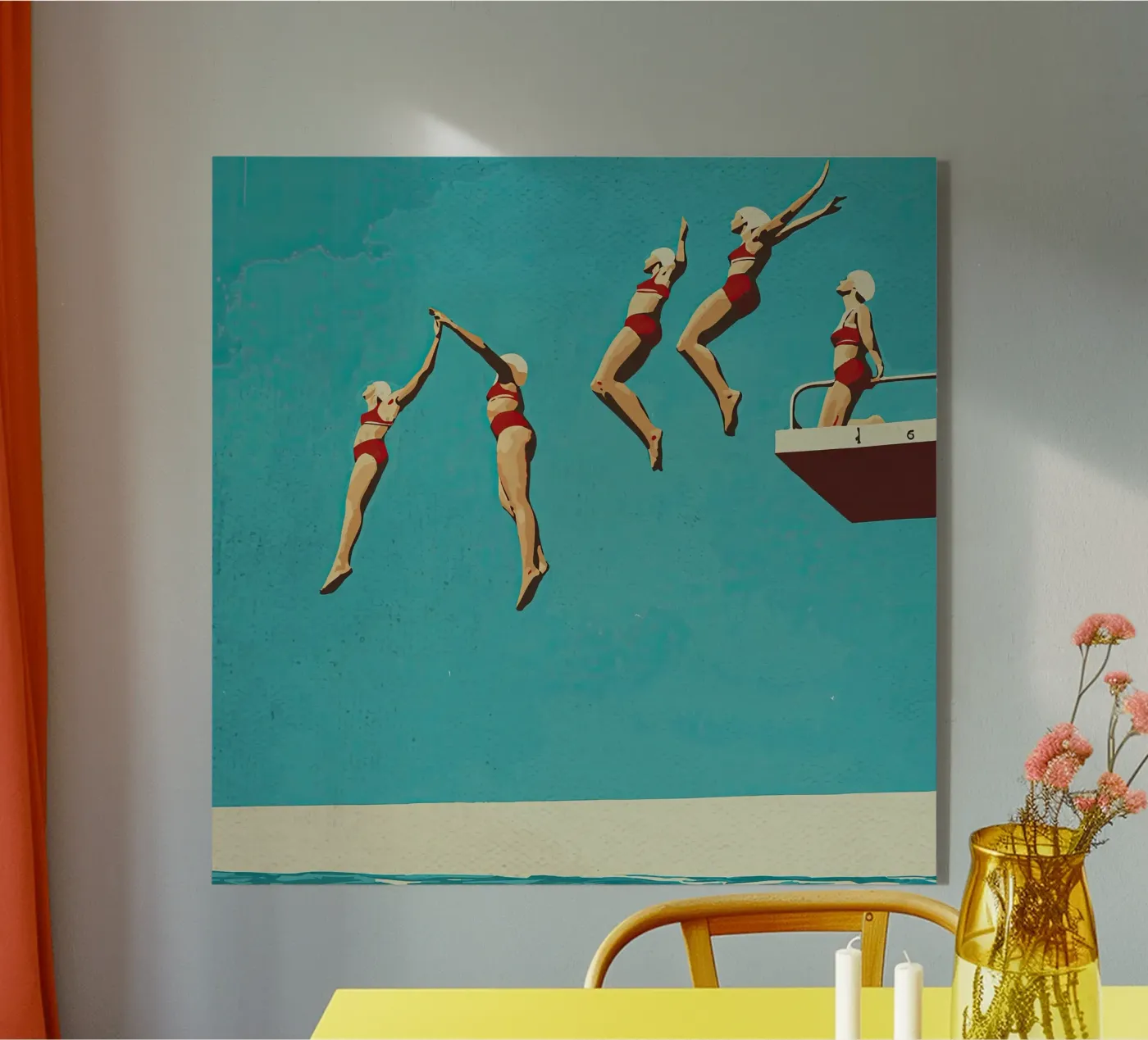 Sequential dive plexiglass da medineprint