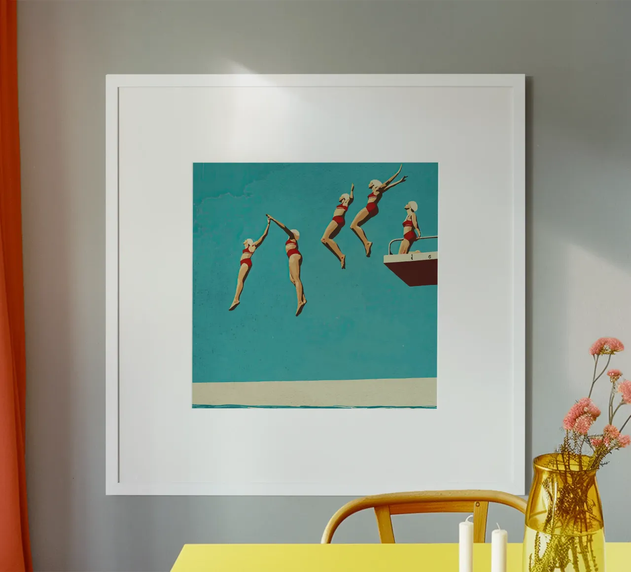 Sequential dive poster by medineprint