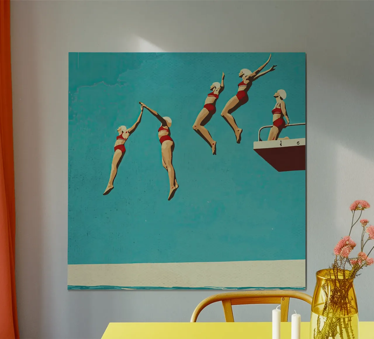 Sequential dive poster by medineprint