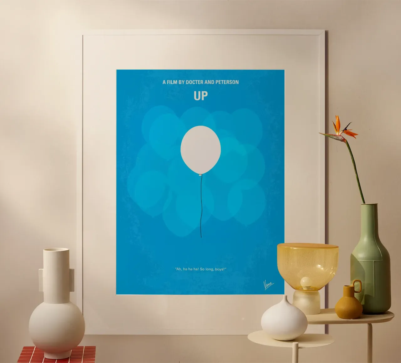 No134 My UP minimal movie poster poster con telaio in legno da Chungkong