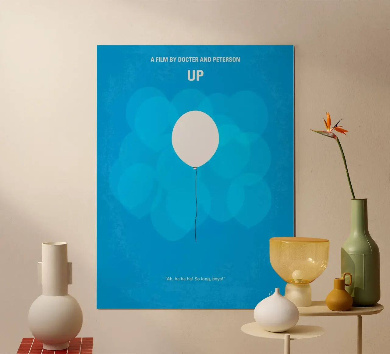 No134 My UP minimal movie poster poster con telaio in legno da Chungkong
