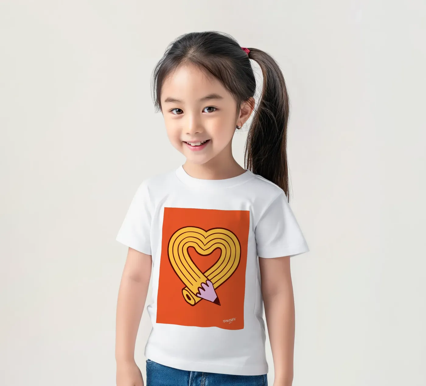 Diary kinder t-shirt van Tamsen Design