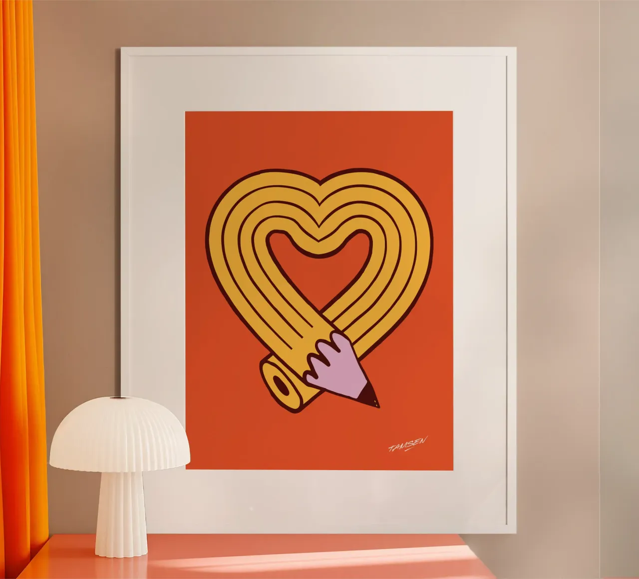 Diary poster by Tamsen Design