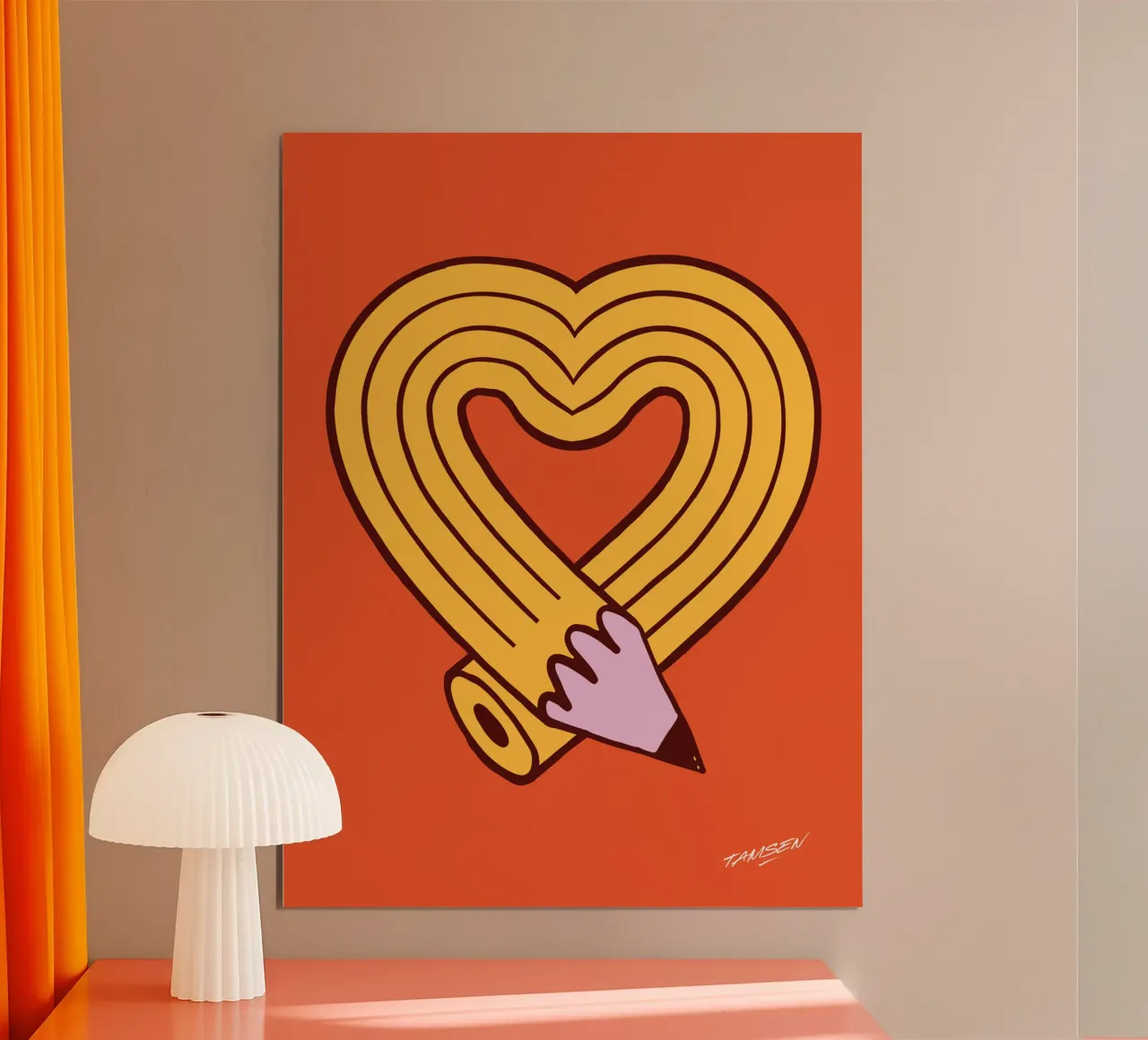 Diary poster by Tamsen Design