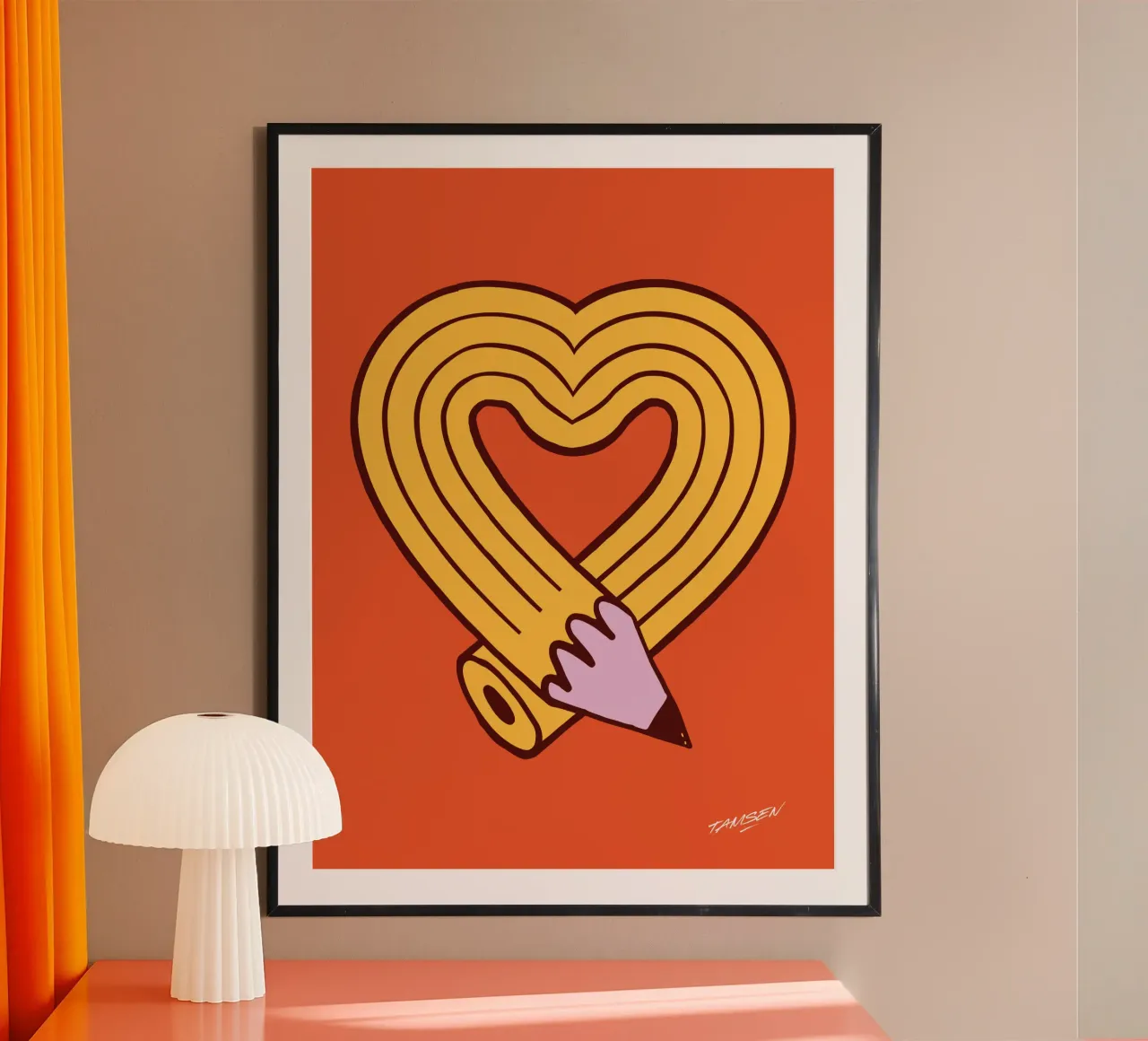 Diary poster by Tamsen Design