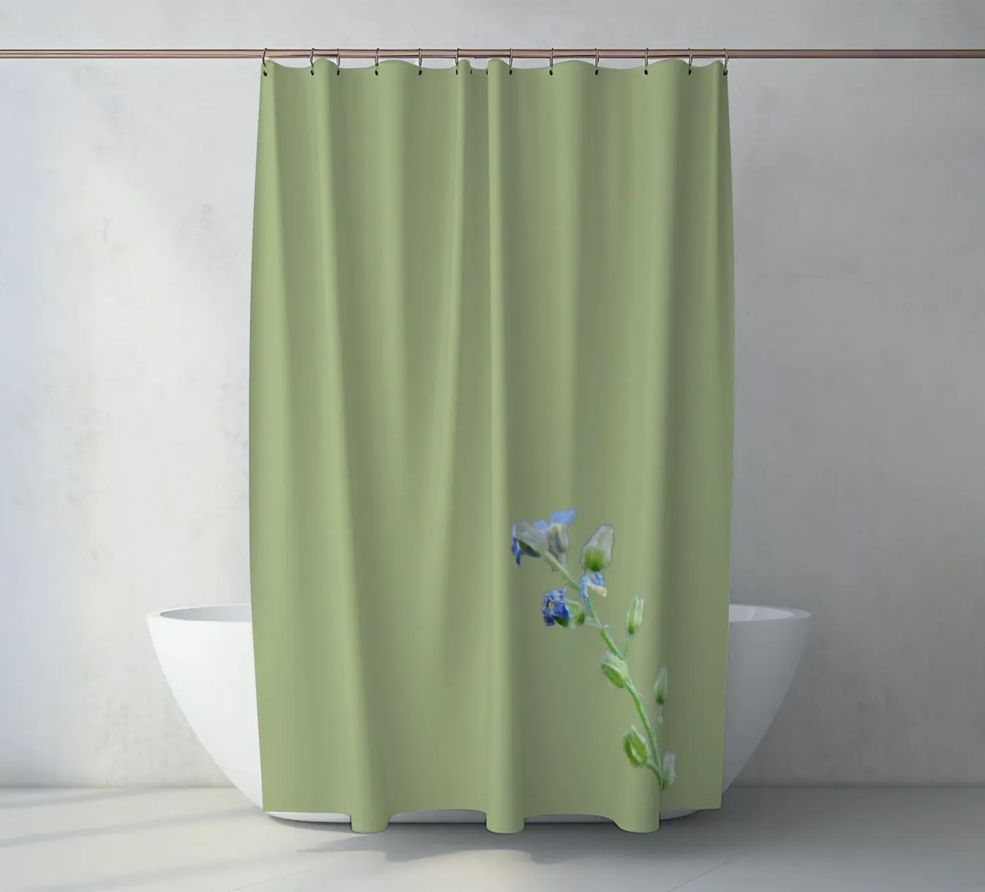 Blumen Duschvorhang von Studio Driver
