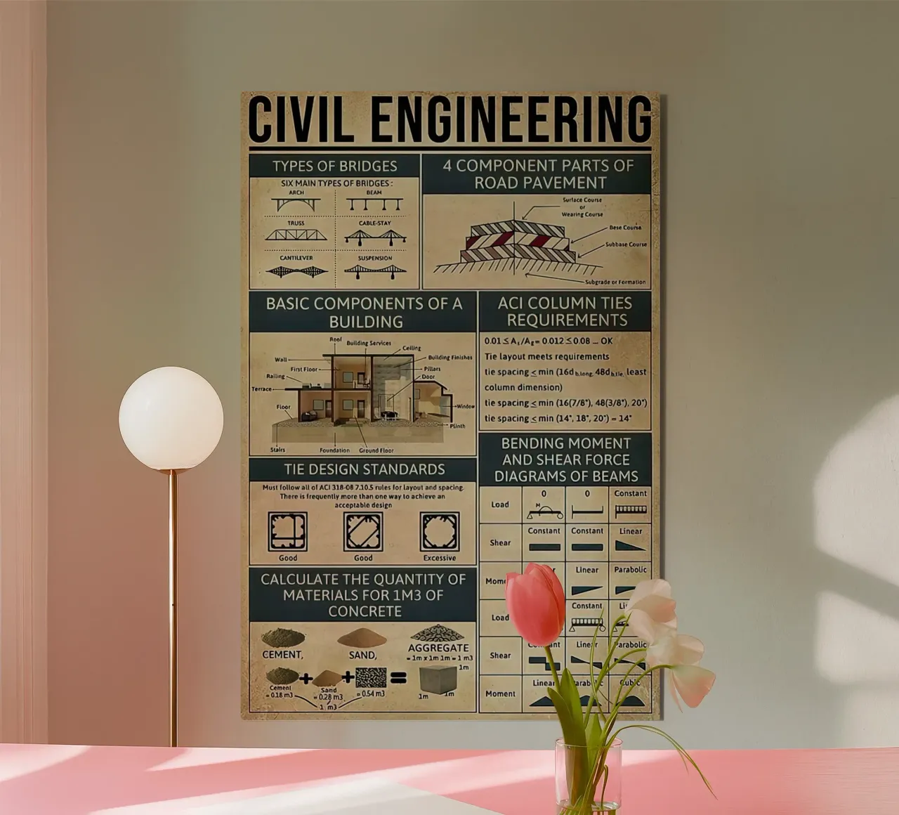 Civil Engineering Knowledge forex plate by Maritiknowled