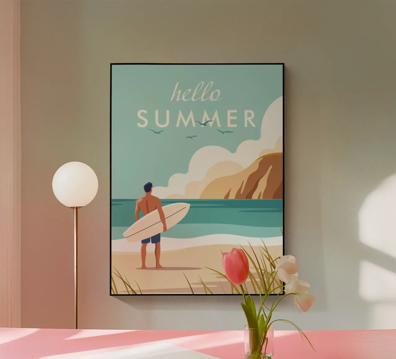 Hello Summer plexiglass da Tamsen Design