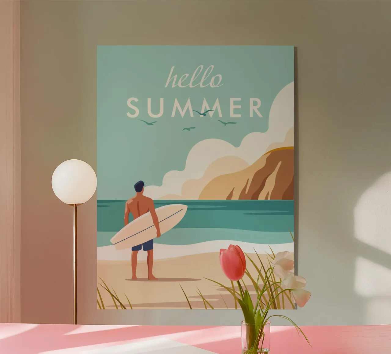 Hello Summer plexiglass da Tamsen Design