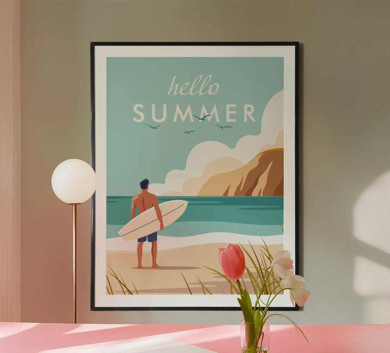 Hello Summer poster da Tamsen Design