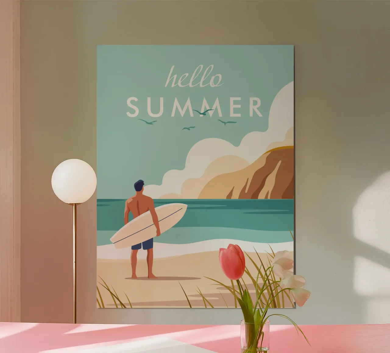 Hello Summer poster da Tamsen Design
