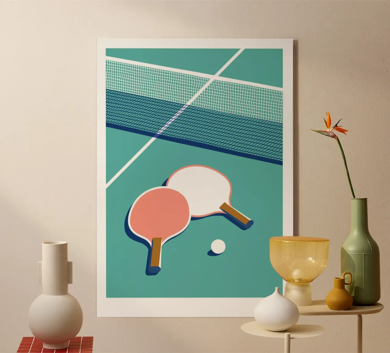 Amore da ping pong plexiglass da Pietari Posti