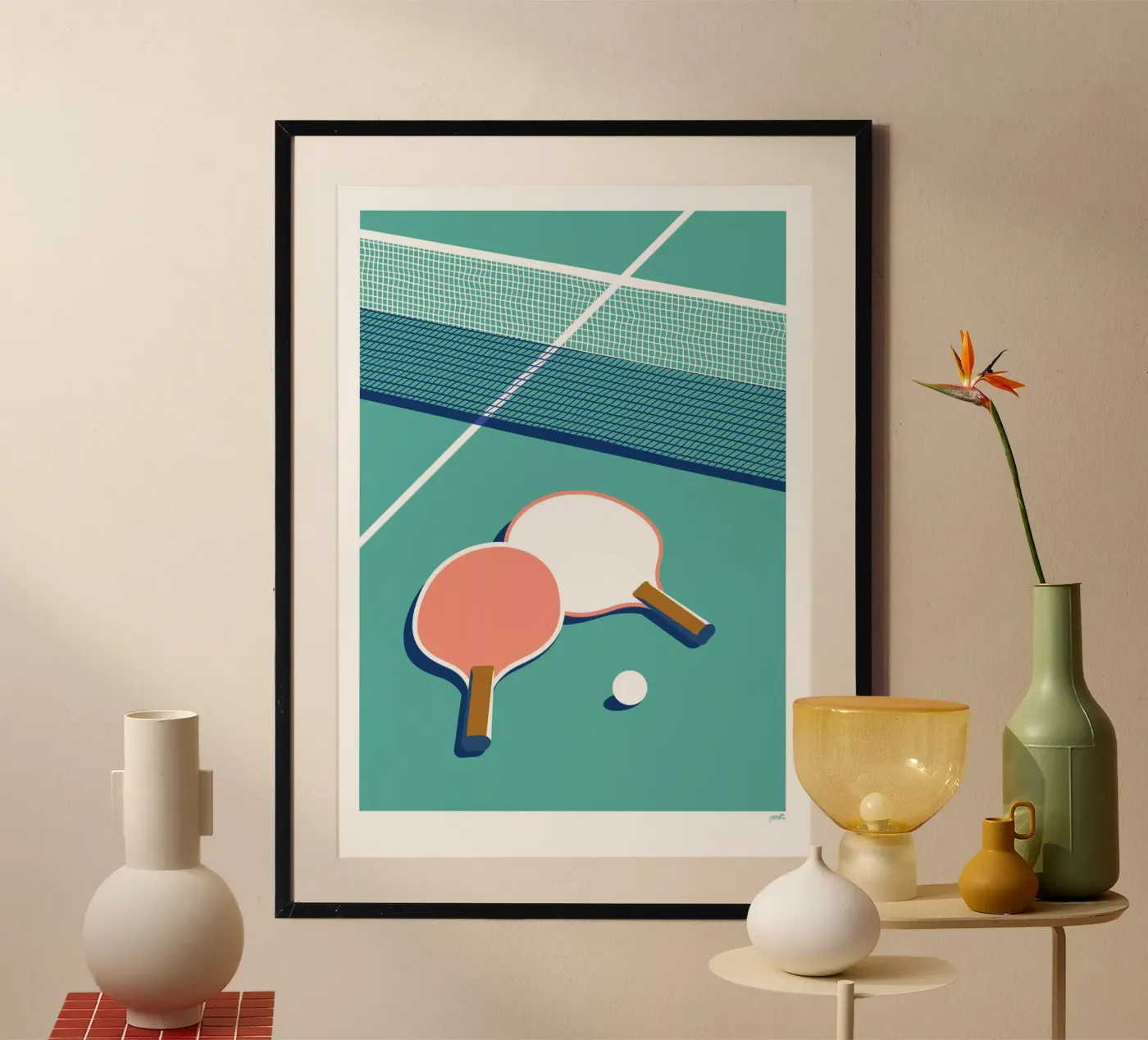 Amore da ping pong poster da Pietari Posti
