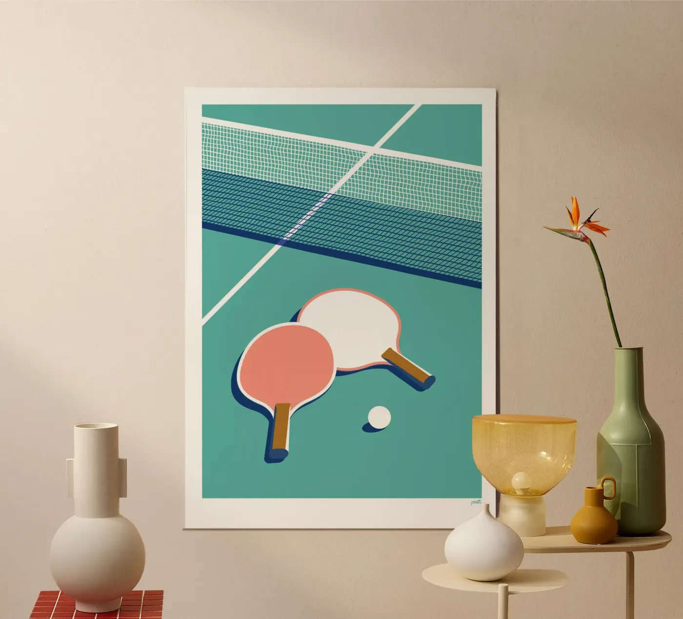 Amore da ping pong poster da Pietari Posti