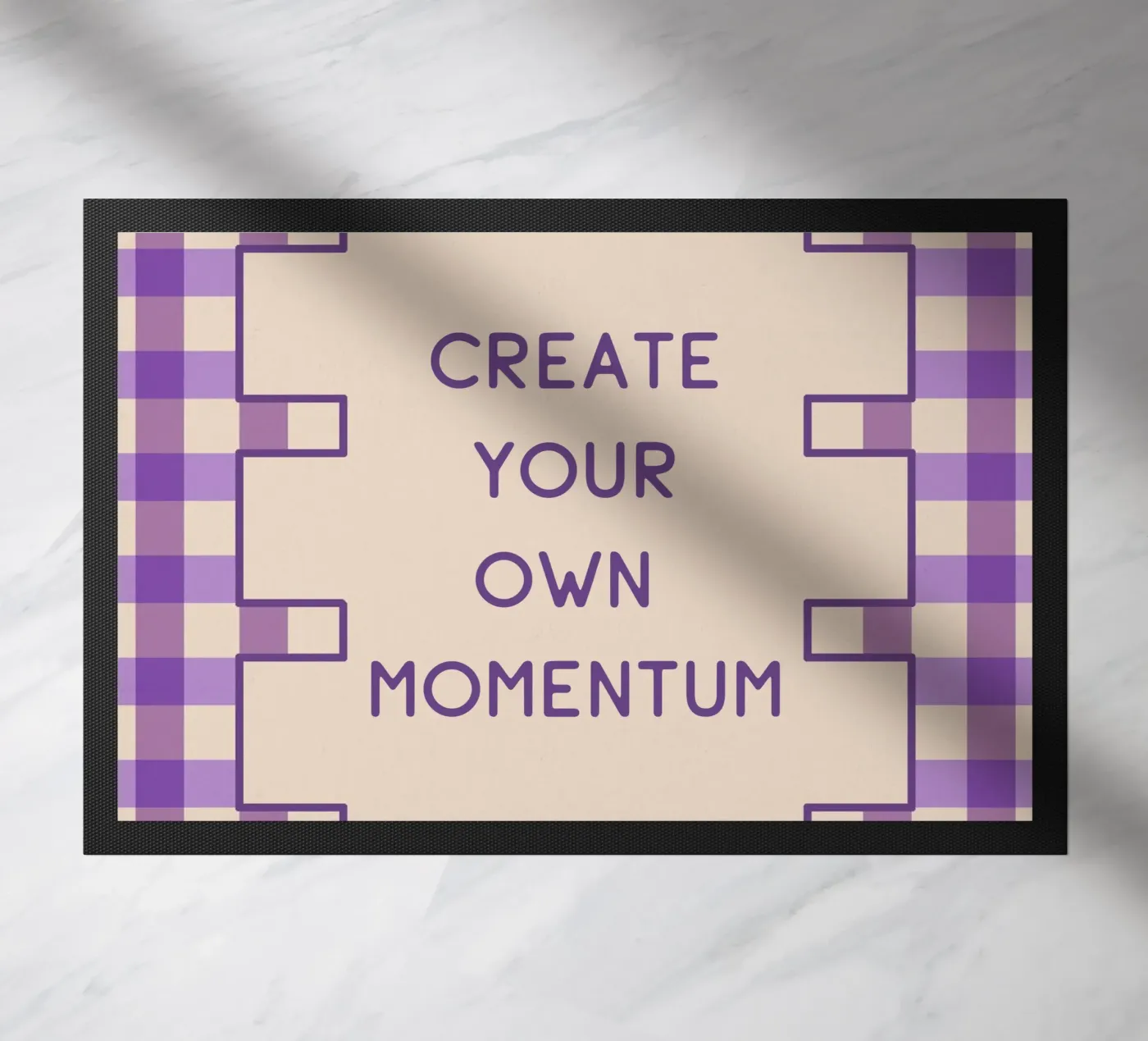 Check Fußmatte von zeriayam arts