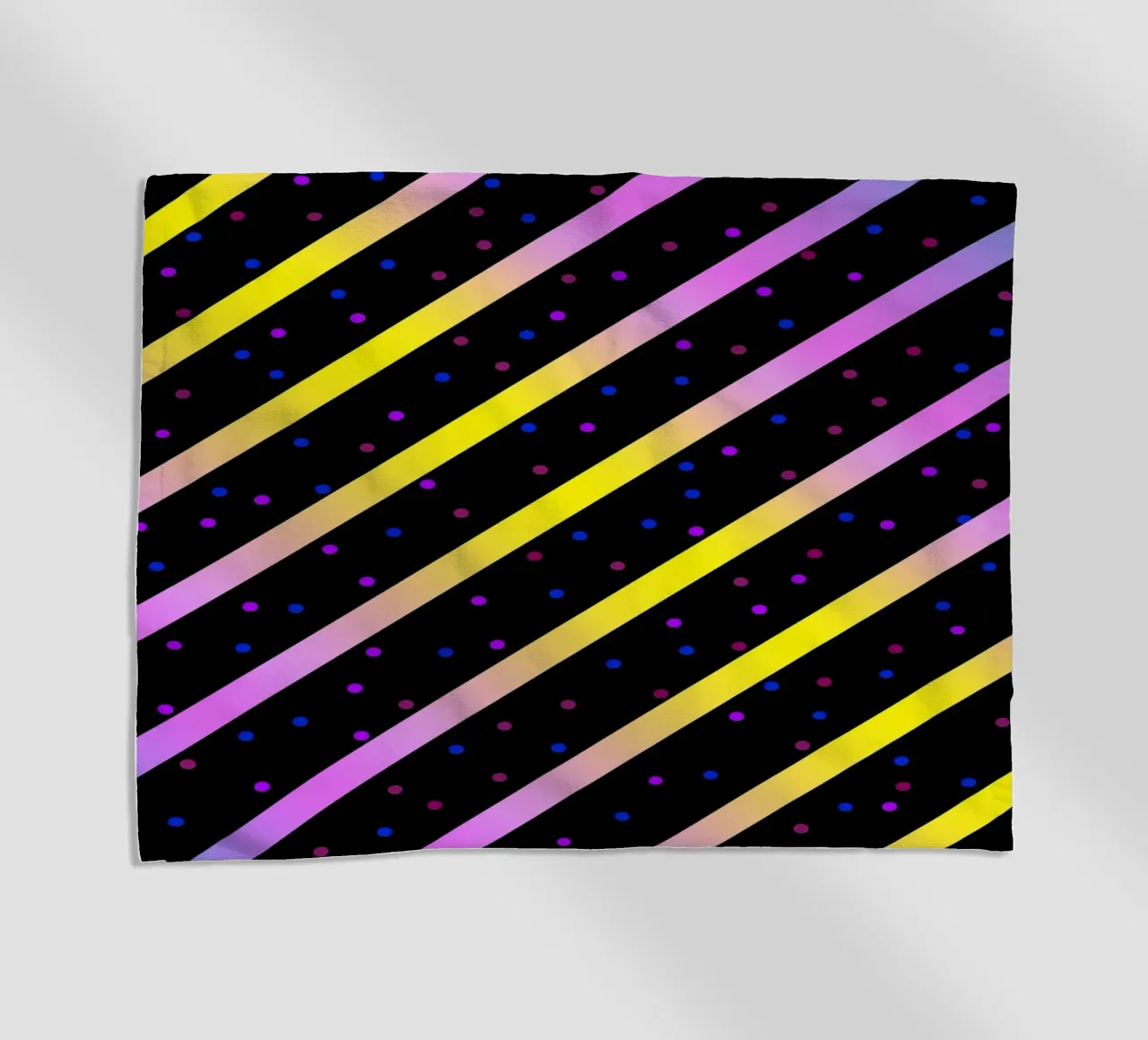 Motivo astratto con strisce diagonali telo mare da Atteloi Art