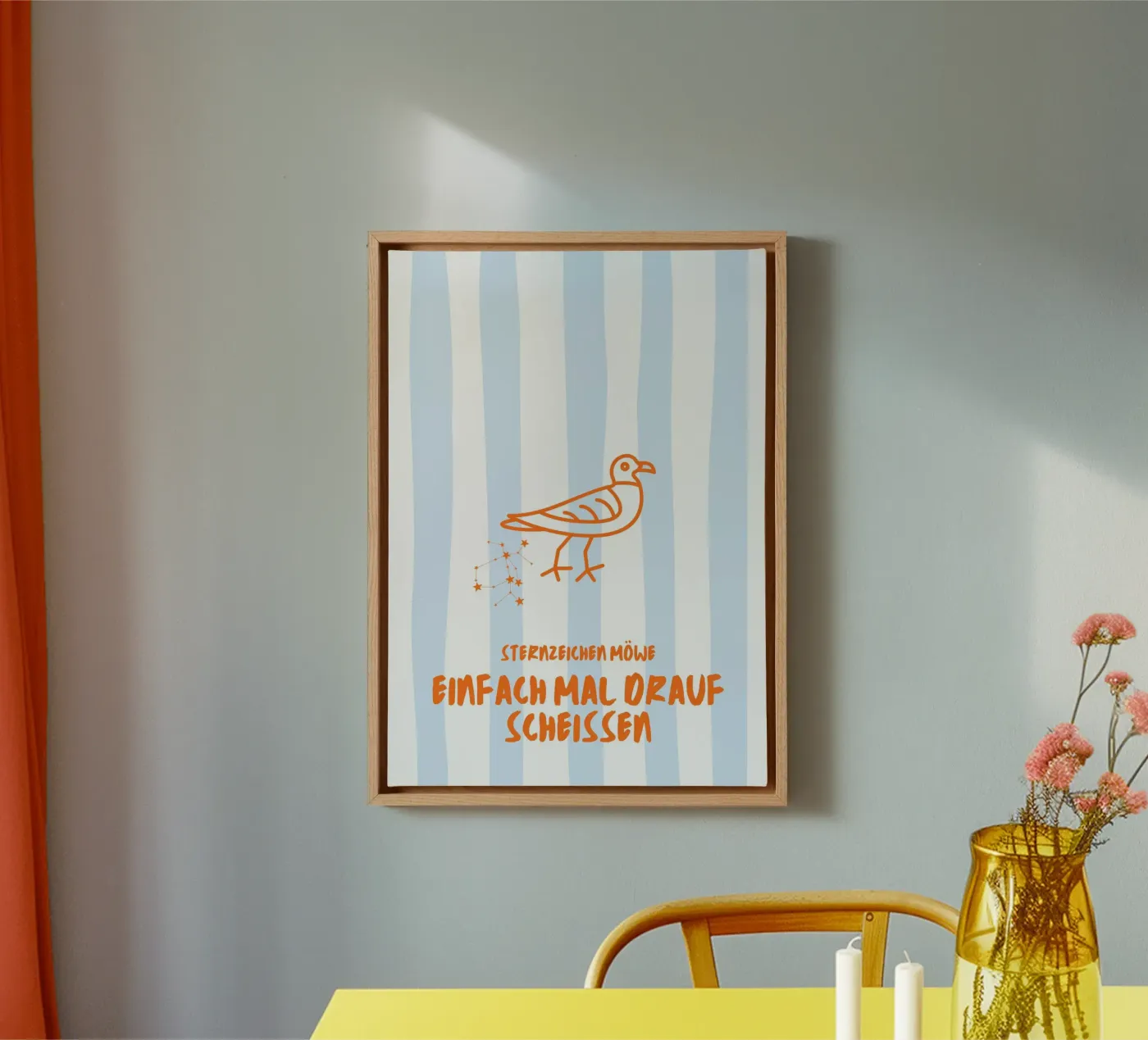 Möwe canvas van Annikamilla