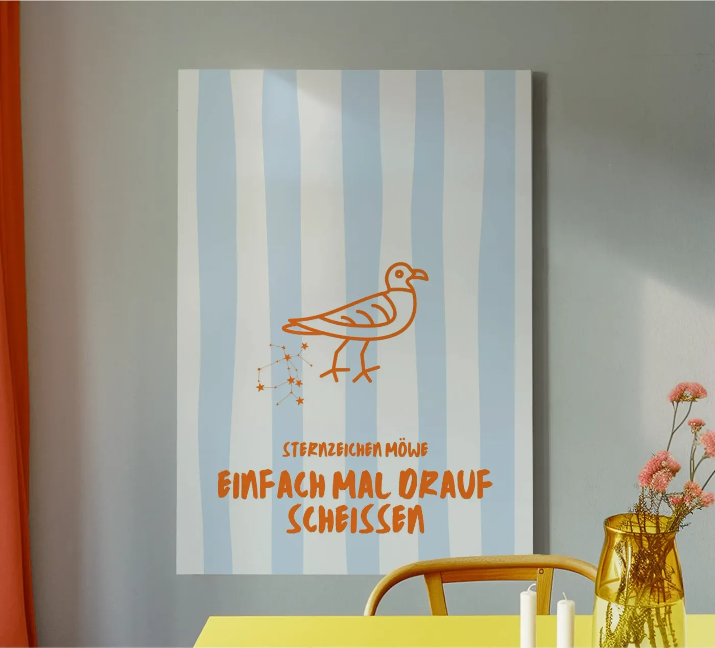 Möwe canvas van Annikamilla