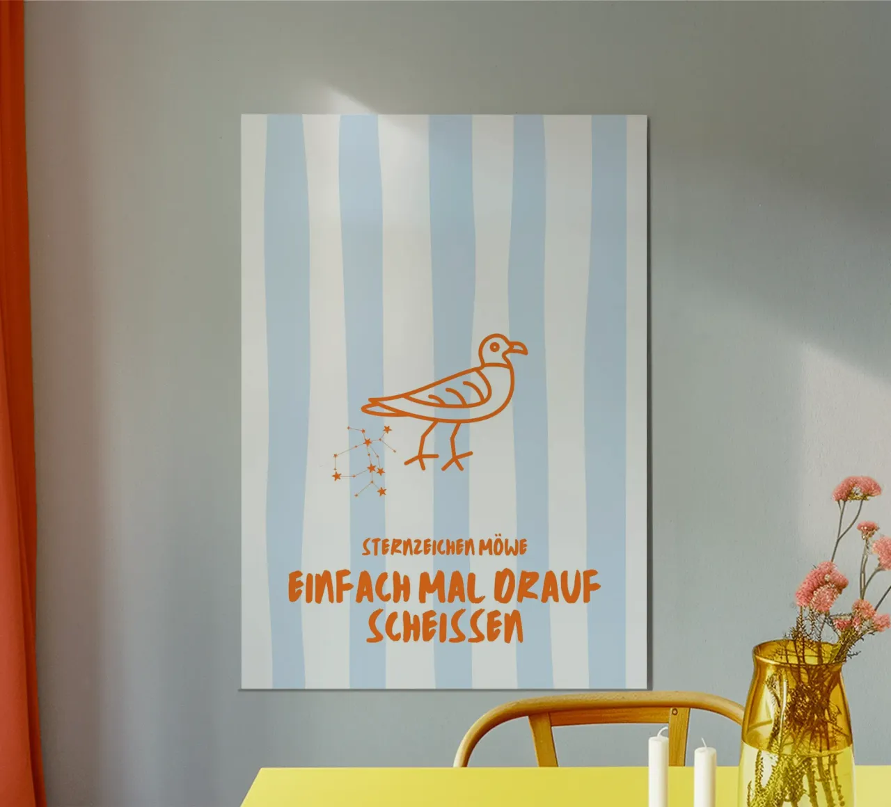 Möwe poster van Annikamilla