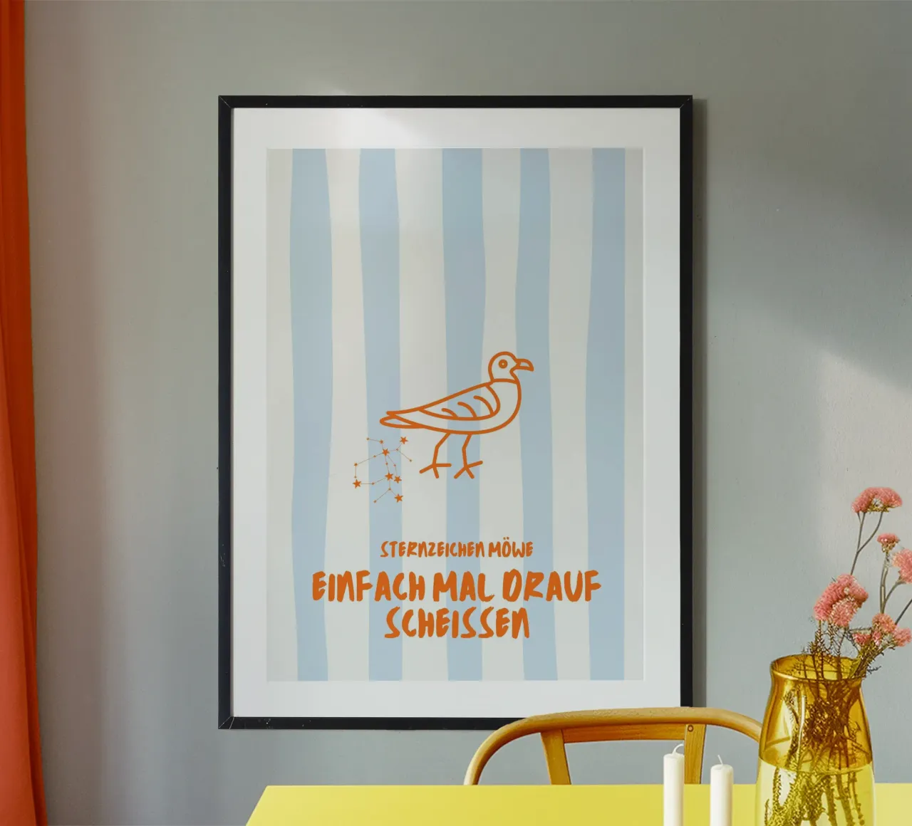 Möwe poster van Annikamilla