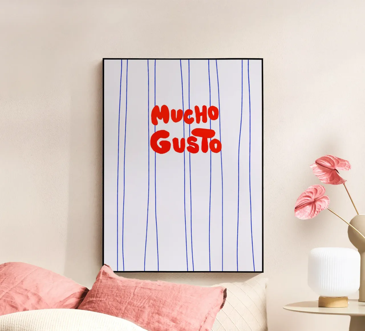 Mucho Gusto plexiglass da Hej Ibiza by Ute Arnold