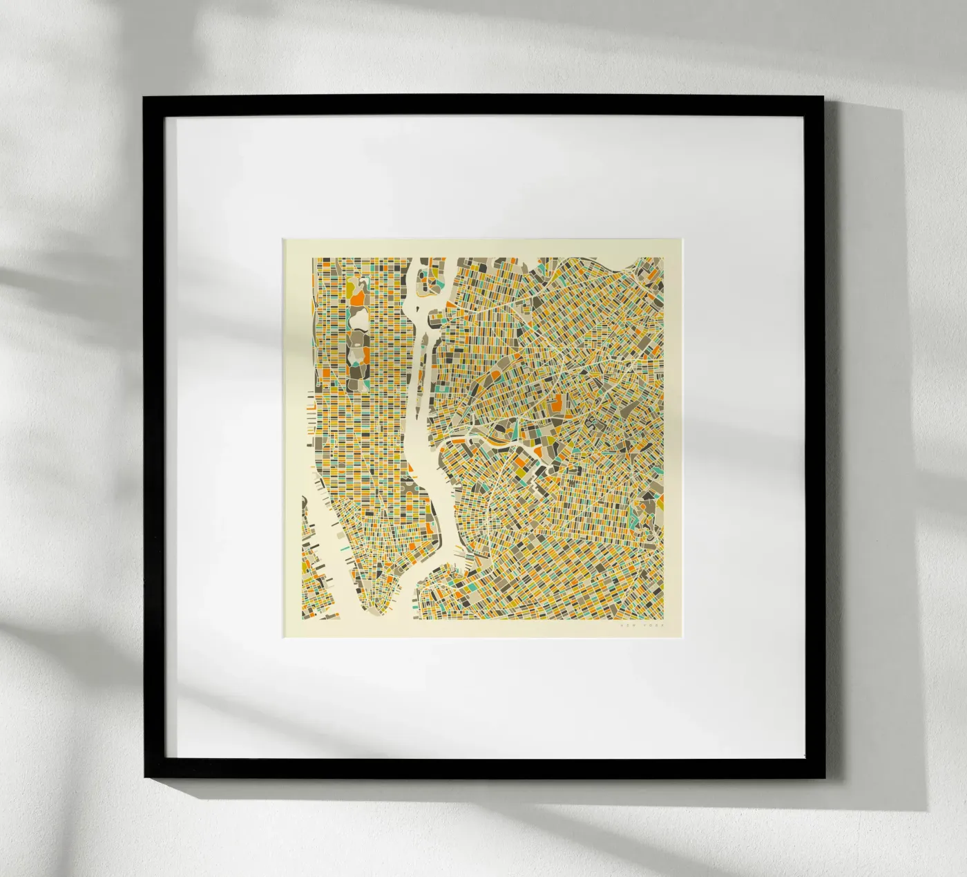 New York Map poster by Jazzberry Blue