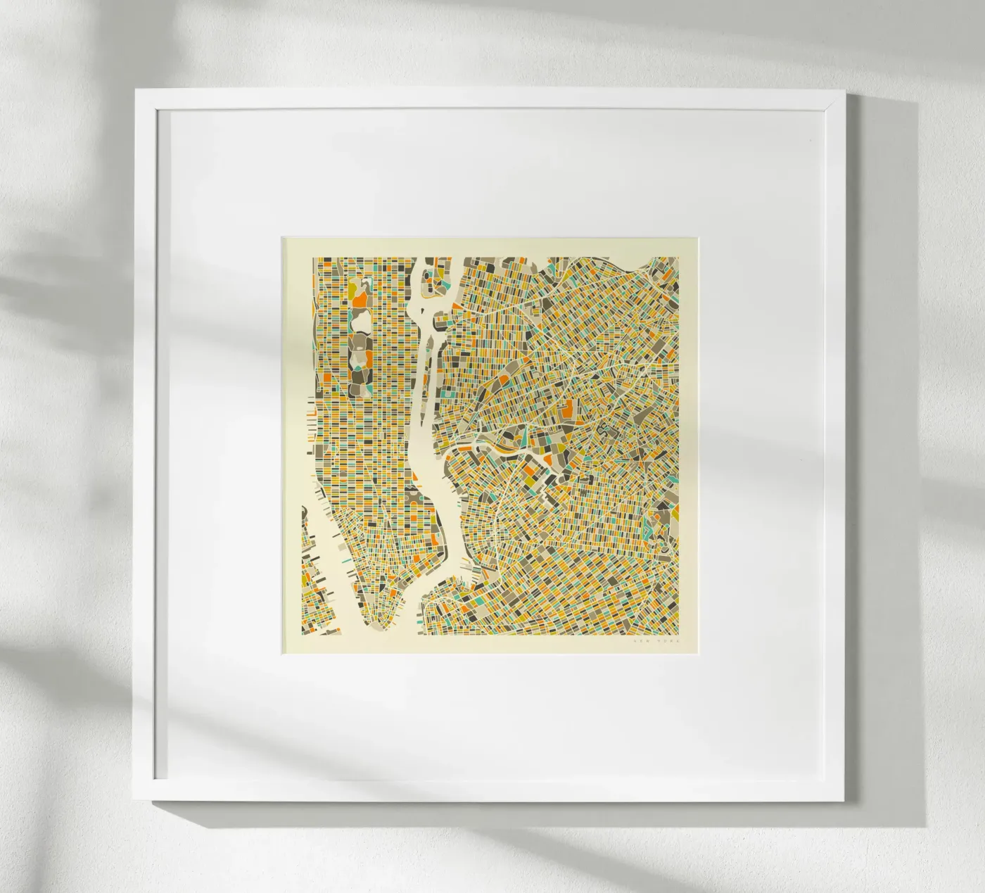 New York Map poster by Jazzberry Blue