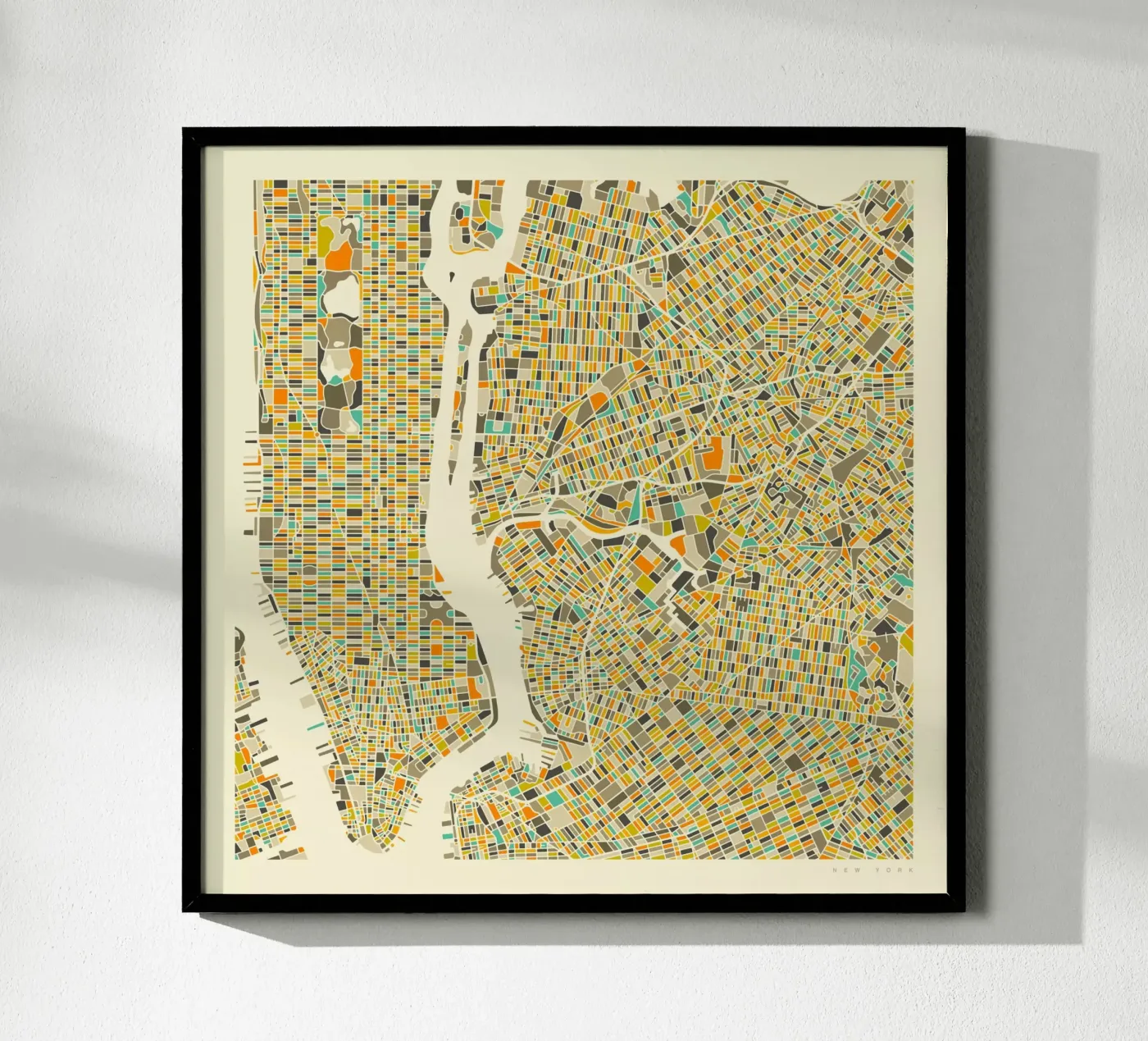 New York Map poster by Jazzberry Blue