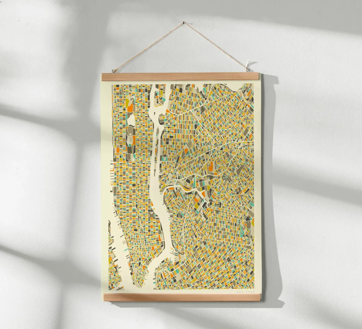 New York Map poster by Jazzberry Blue